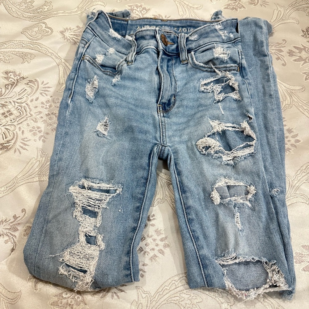000 regular high rise jegging Americans eagle Jeans 😊